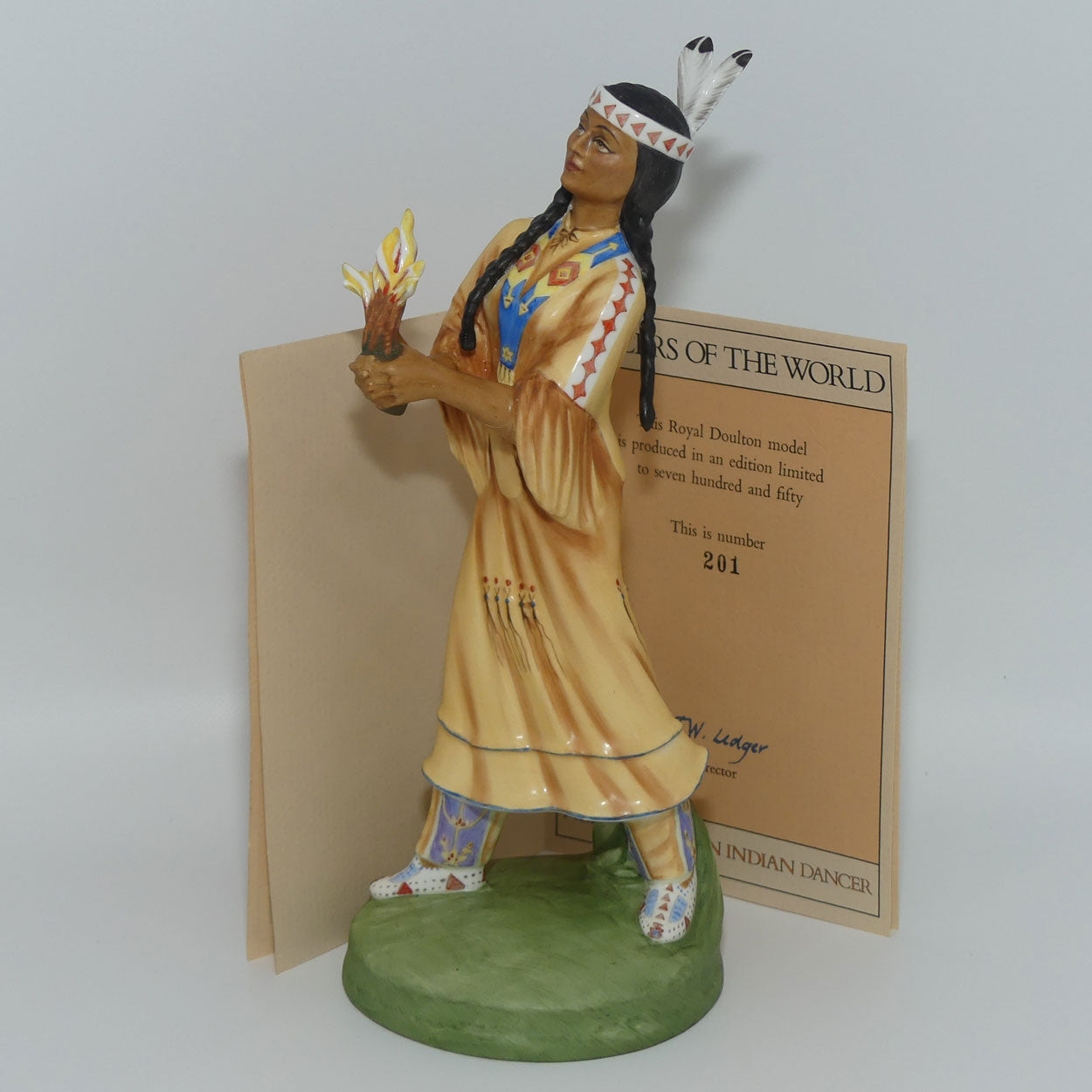 HN2809 Royal Doulton figure North American Indian Dancer | LE 201/750