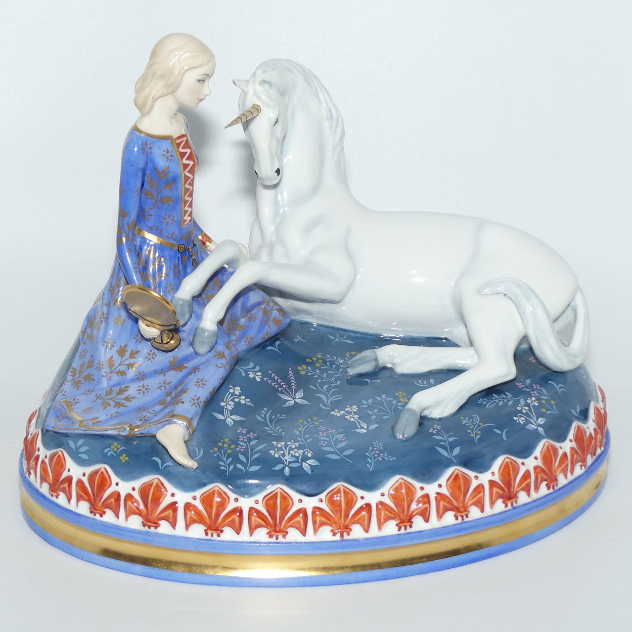 HN2825 Royal Doulton figure Myths and Maidens series | Lady and the Unicorn | LE 184/300