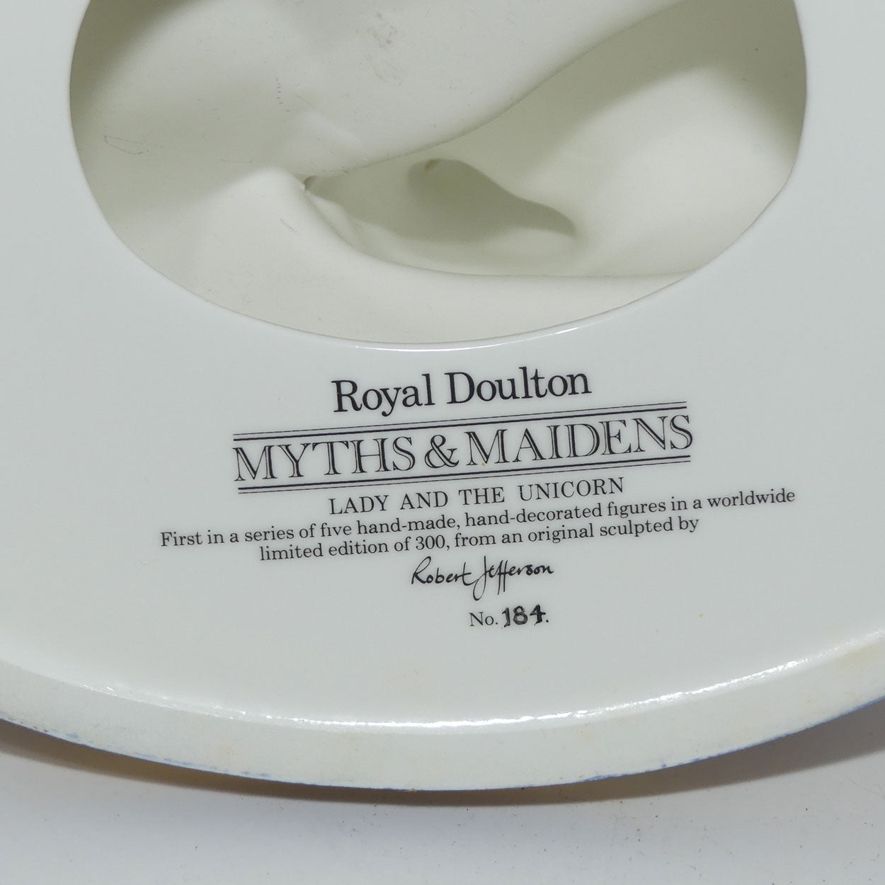 HN2825 Royal Doulton figure Myths and Maidens series | Lady and the Unicorn | LE 184/300