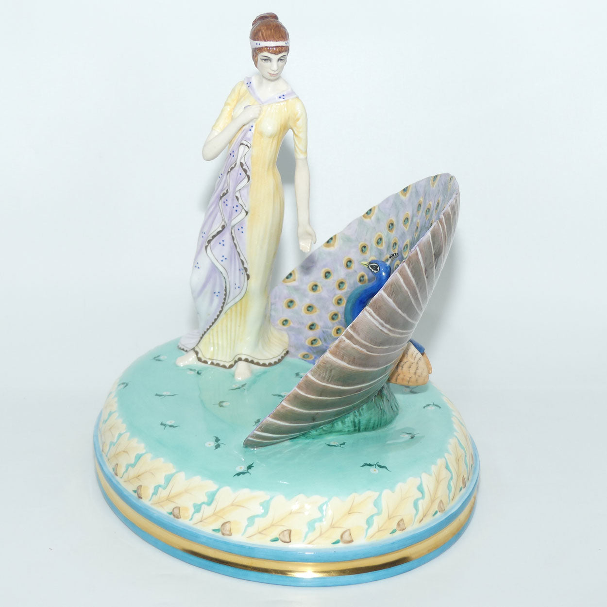 HN2827 Royal Doulton figure Myths and Maidens series | Juno and the Peacock | LE 031/300