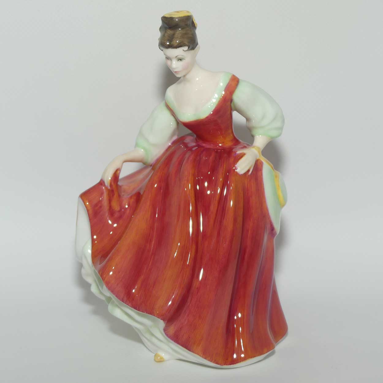 HN2832 Royal Doulton figure Fair Lady | Red | 1990s version