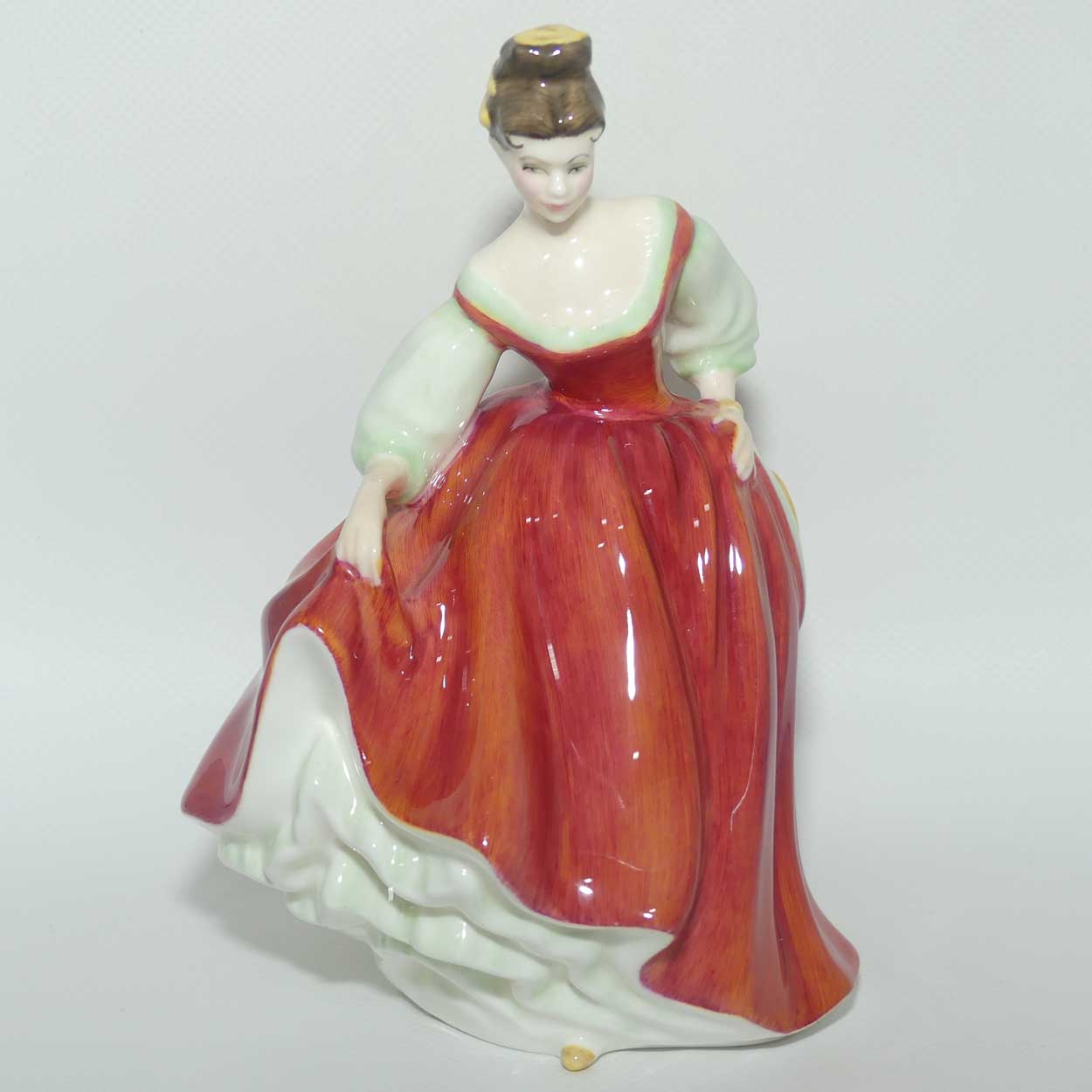HN2832 Royal Doulton figure Fair Lady | Red | 1990s version