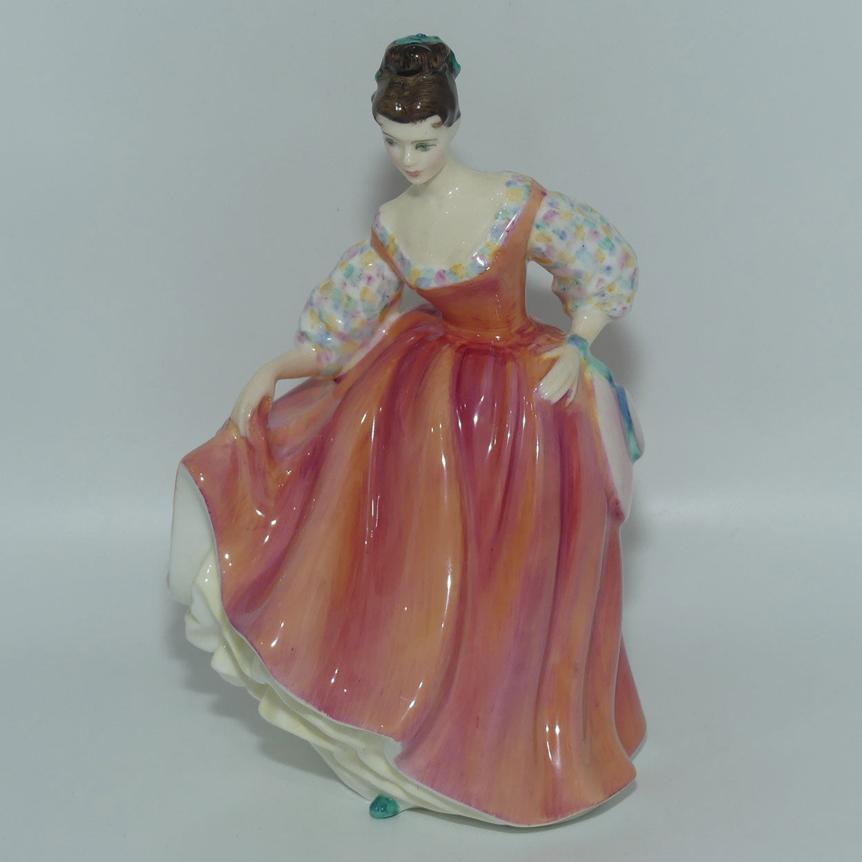 HN2835 Royal Doulton figure Fair Lady | Coral Pink