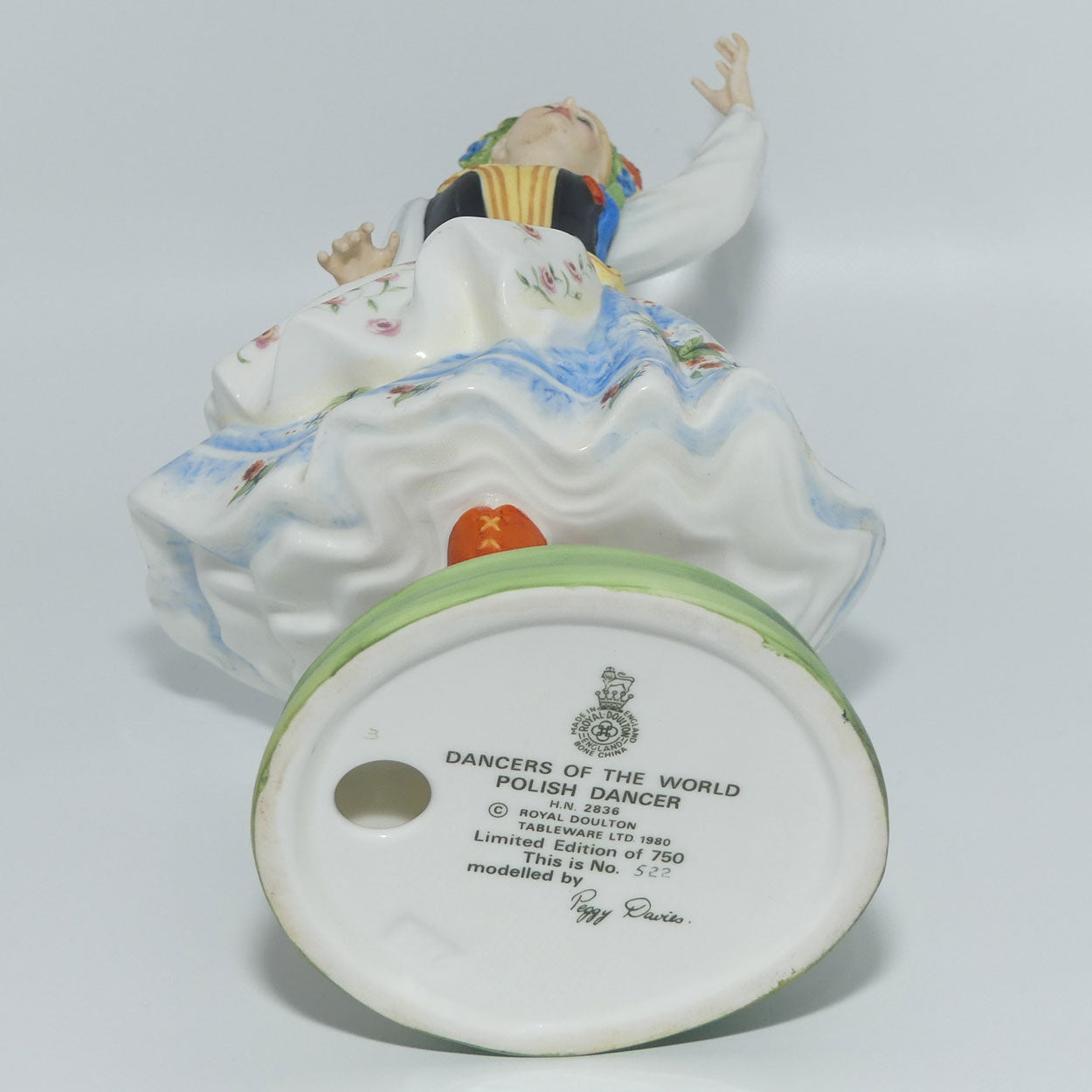 HN2836 Royal Doulton figure Polish Dancer | LE522/750 | Box, Base + Cert