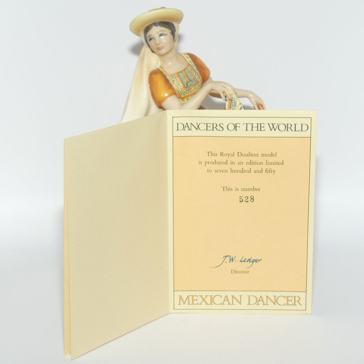 HN2866 Royal Doulton figure Mexican Dancer | LE 528 + Cert
