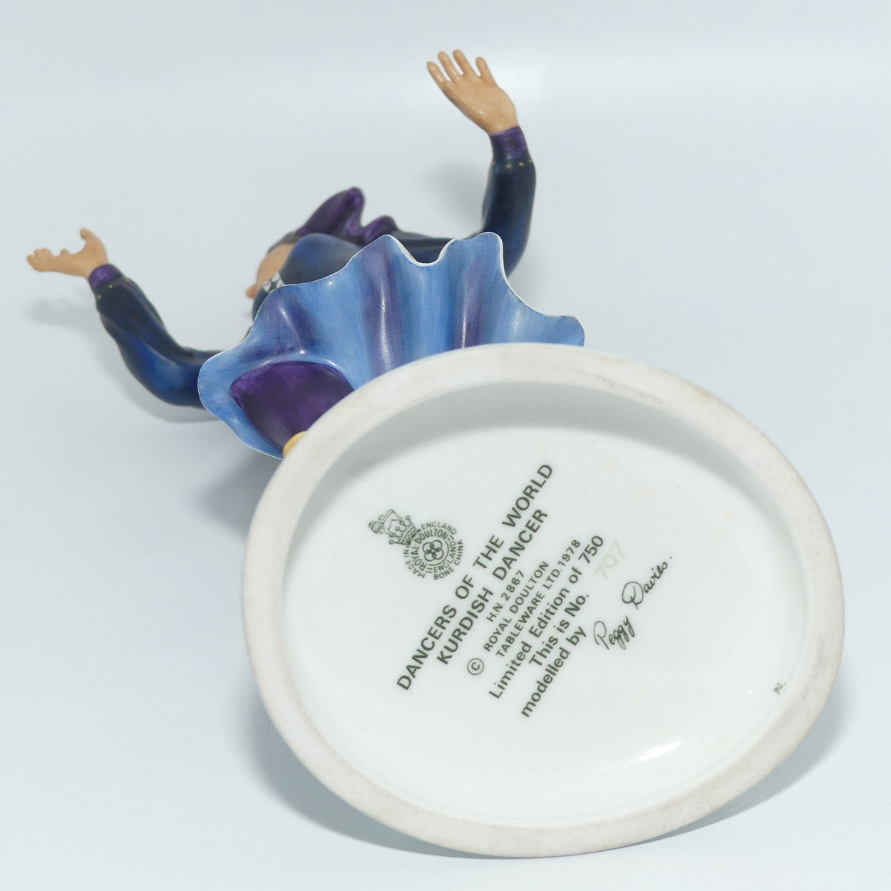 HN2867 Royal Doulton figure Kurdish Dancer | LE707/750 | Box, Base + Cert