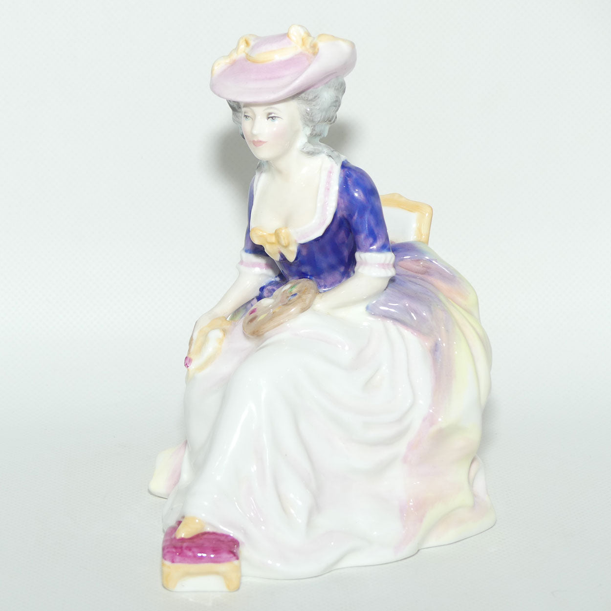 HN3100 Royal Doulton figure Kathleen | Purple | signed + Cert