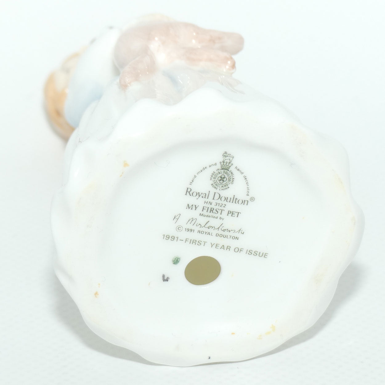 HN3122 Royal Doulton figure My First Pet | First Year of Issue