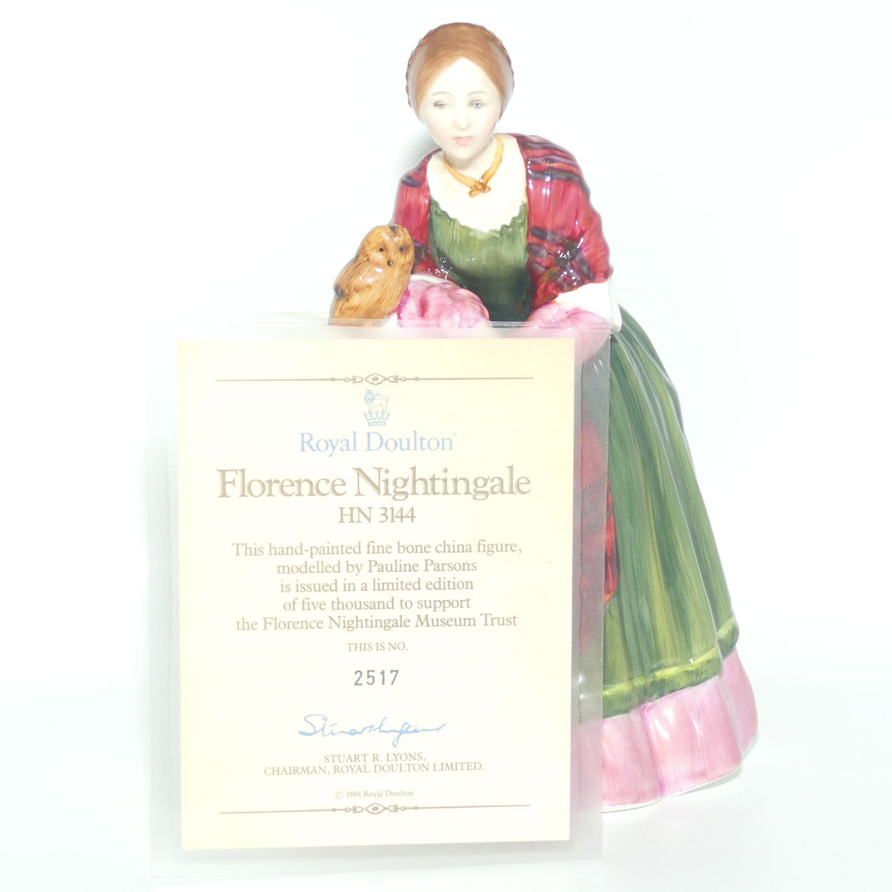 HN3144 Royal Doulton figure Florence Nightingale | LE2517/5000