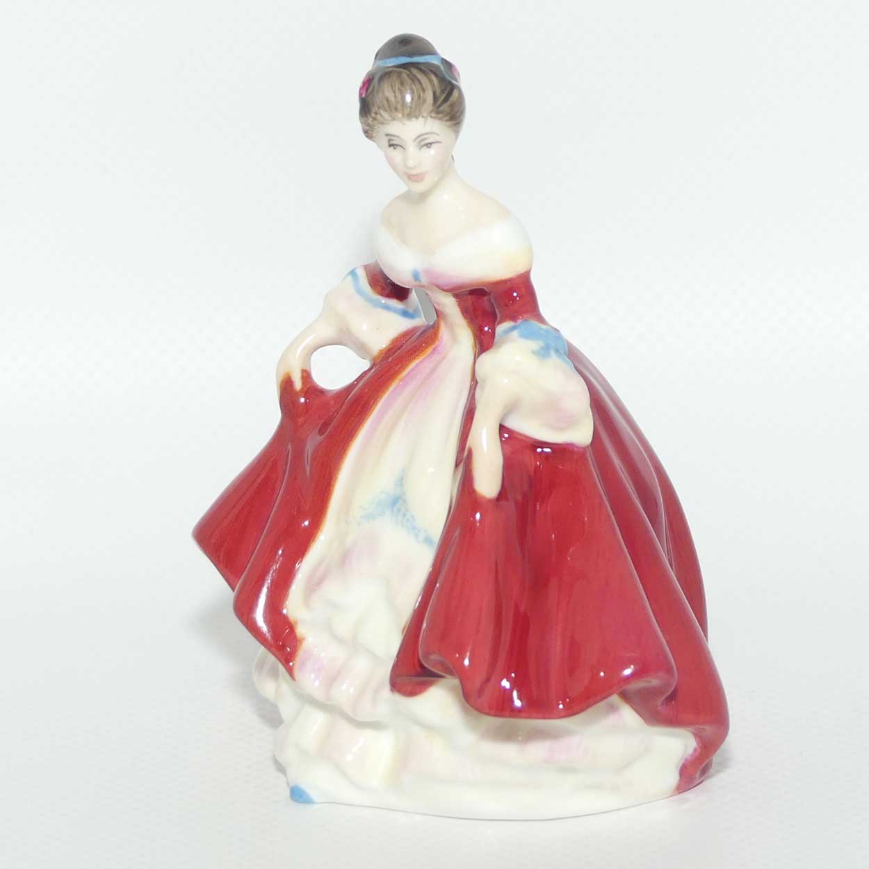 HN3174 Royal Doulton miniature figure Southern Belle | Red | #1