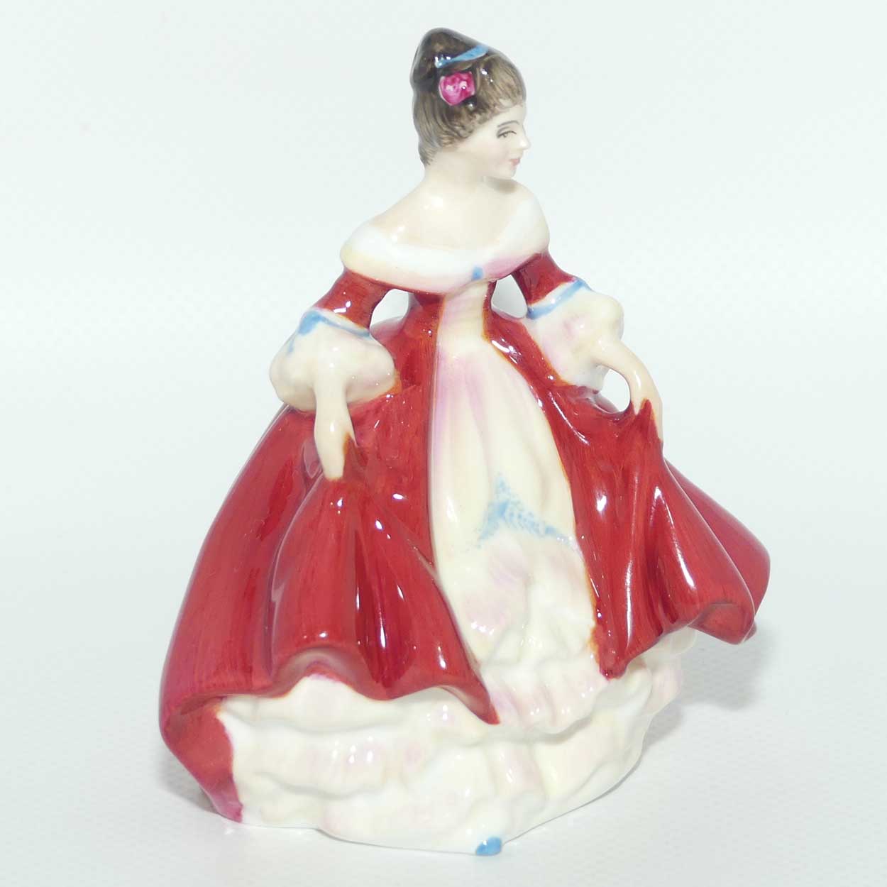 HN3174 Royal Doulton miniature figure Southern Belle | Red | #1