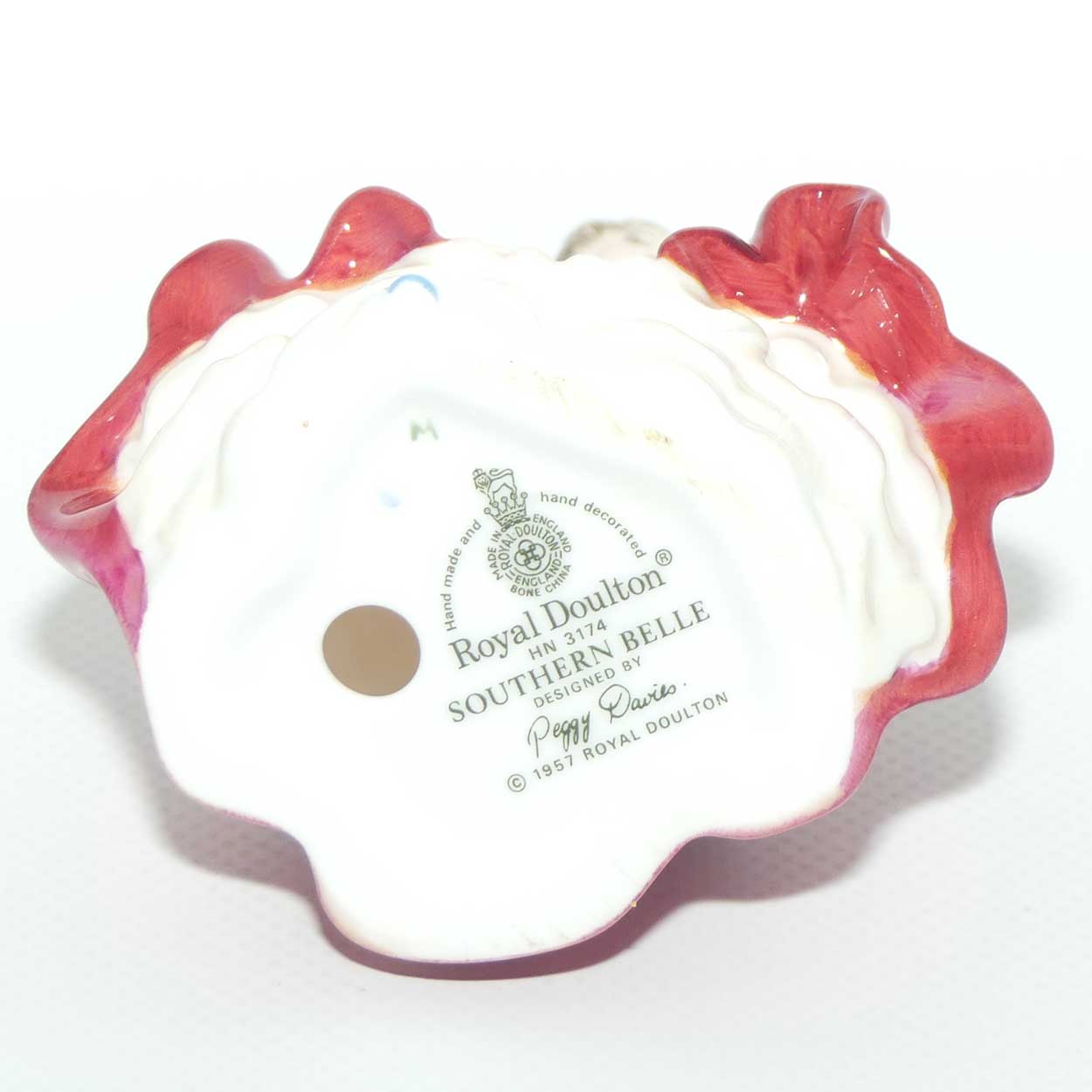 HN3174 Royal Doulton miniature figure Southern Belle | Red | #1