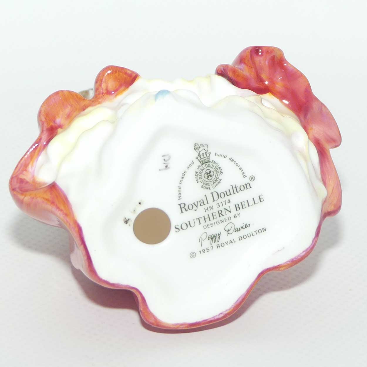 HN3174 Royal Doulton miniature figure Southern Belle | Red | #2