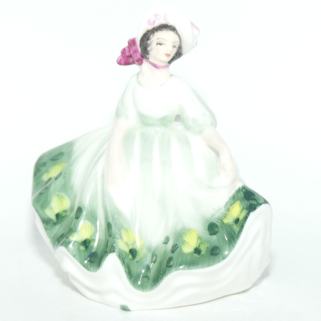 HN3218 Royal Doulton miniature figure Sunday Best | Green | #1