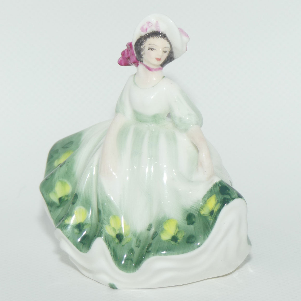 HN3218 Royal Doulton miniature figure Sunday Best | Green | #1