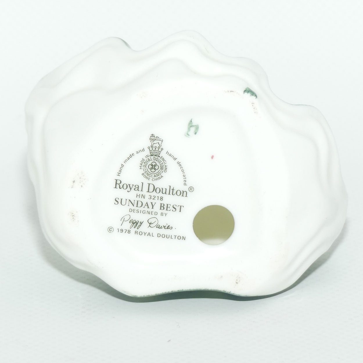 HN3218 Royal Doulton miniature figure Sunday Best | Green | #1