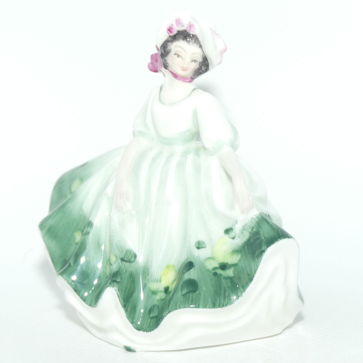 HN3218 Royal Doulton miniature figure Sunday Best | Green | #2