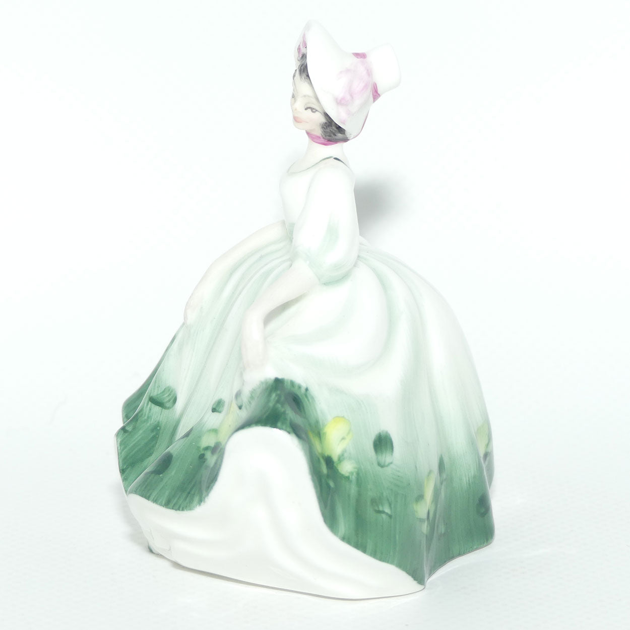 HN3218 Royal Doulton miniature figure Sunday Best | Green | #2