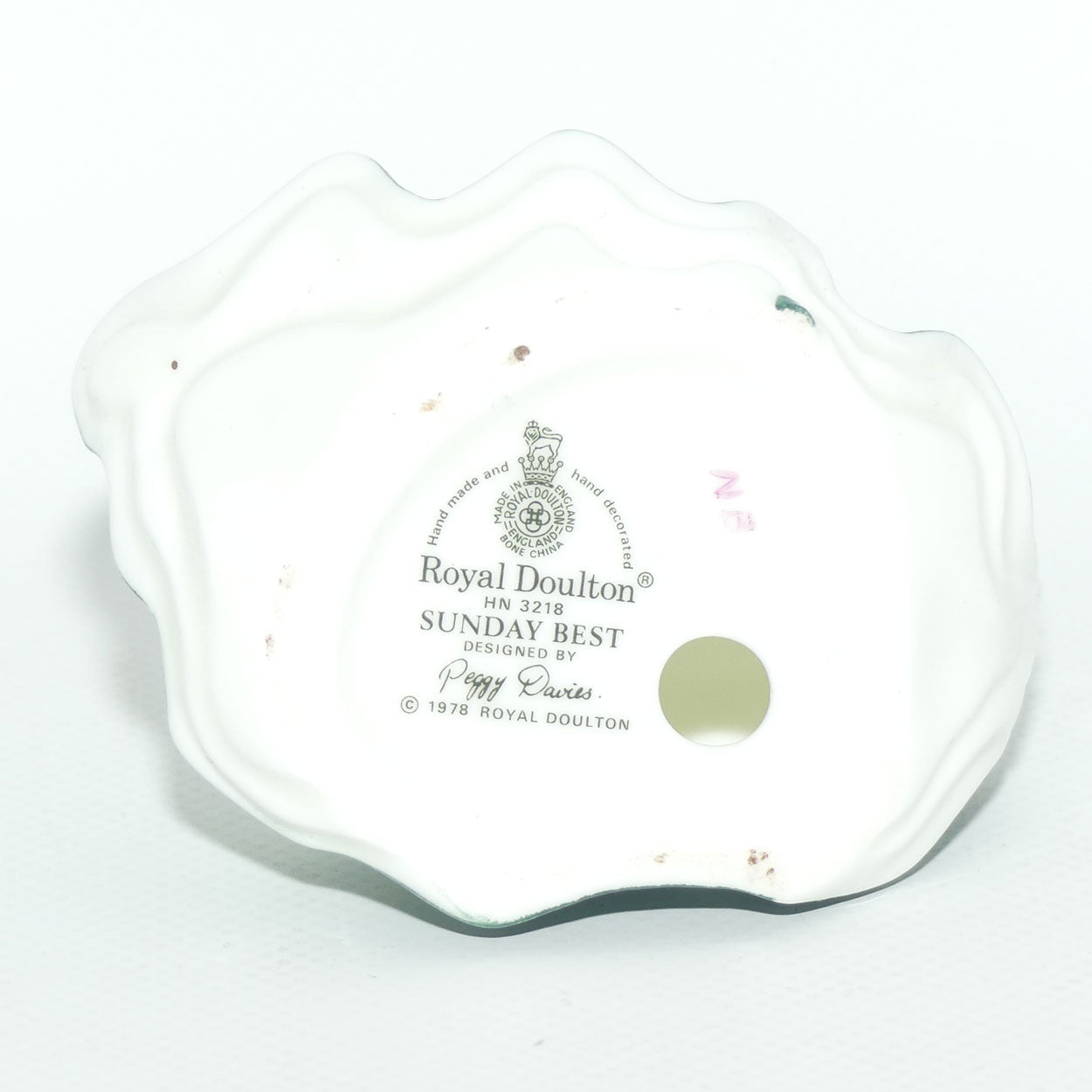 HN3218 Royal Doulton miniature figure Sunday Best | Green | #2