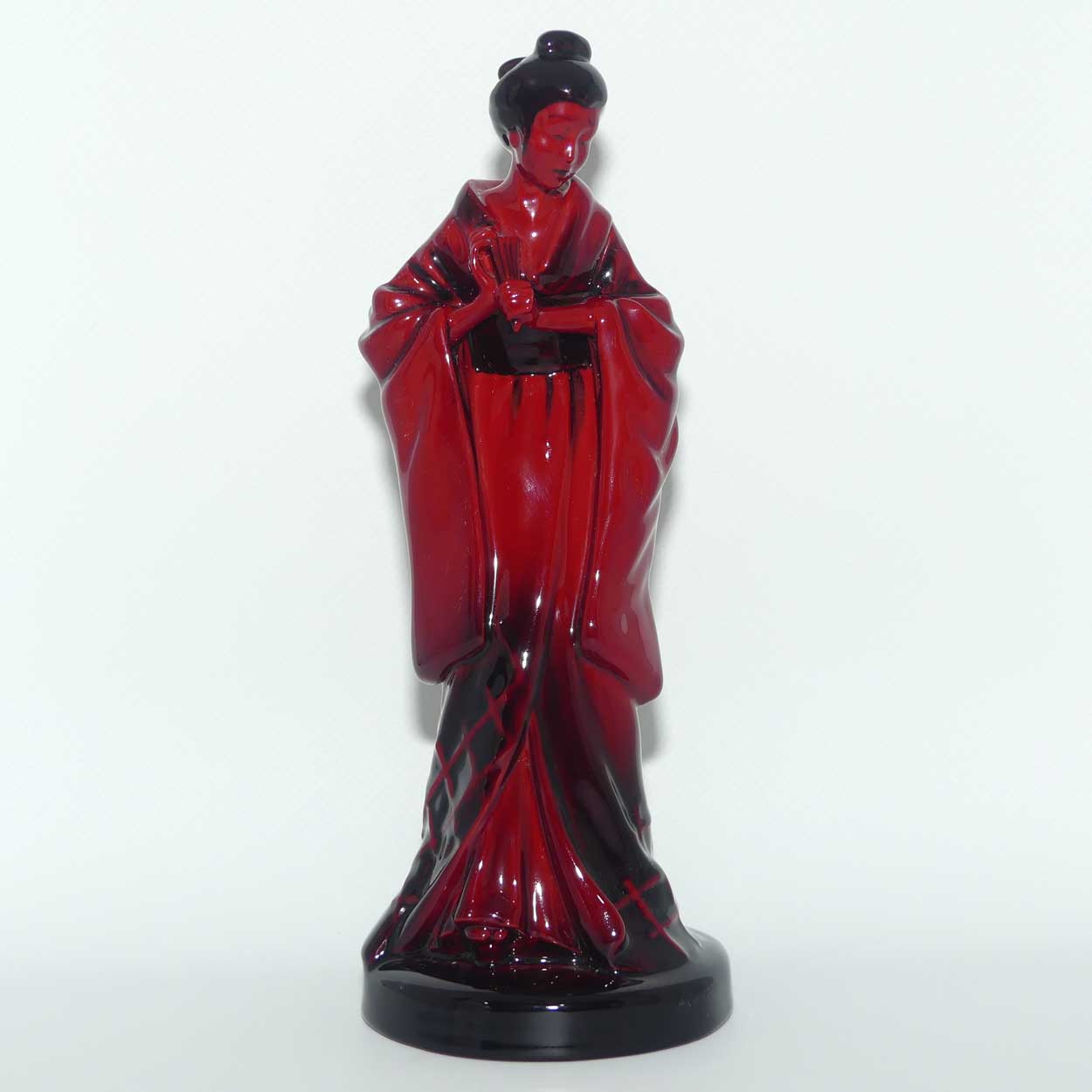 HN3229 Royal Doulton figure The Geisha | Flambe Glaze | #2
