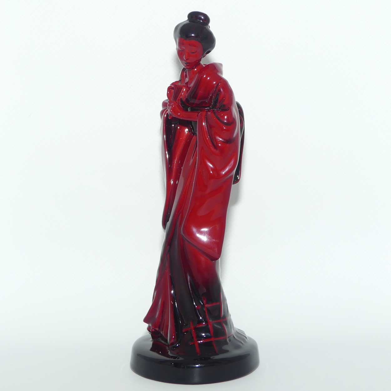 HN3229 Royal Doulton figure The Geisha | Flambe Glaze | #2