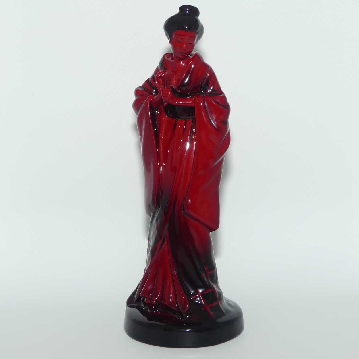 HN3229 Royal Doulton figure The Geisha | Flambe Glaze | #2