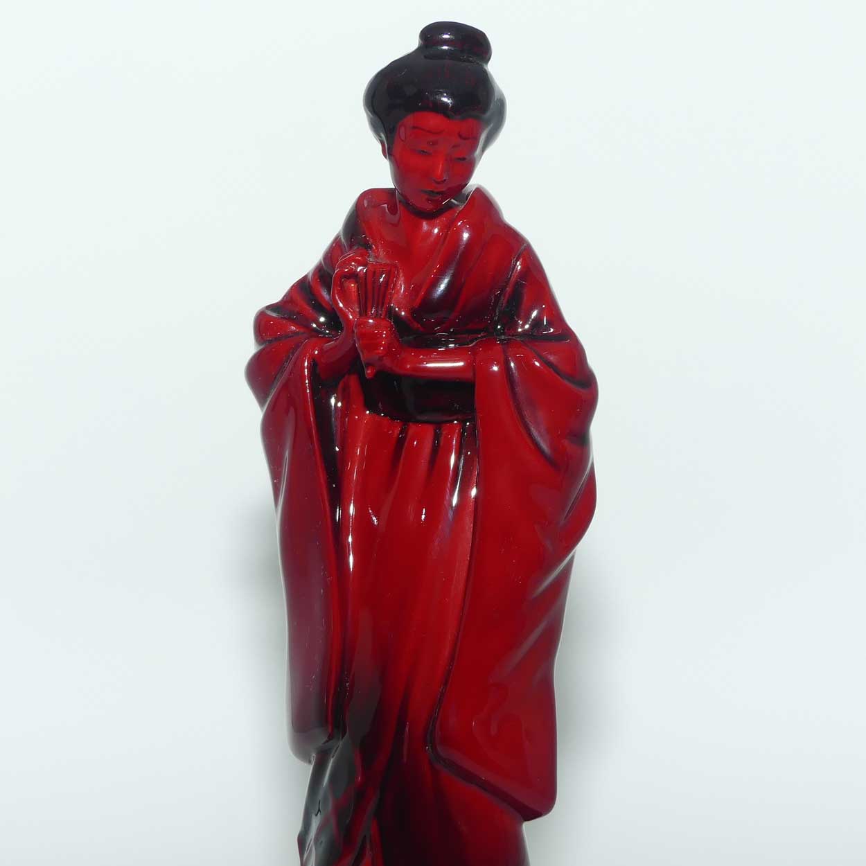 HN3229 Royal Doulton figure The Geisha | Flambe Glaze | #2
