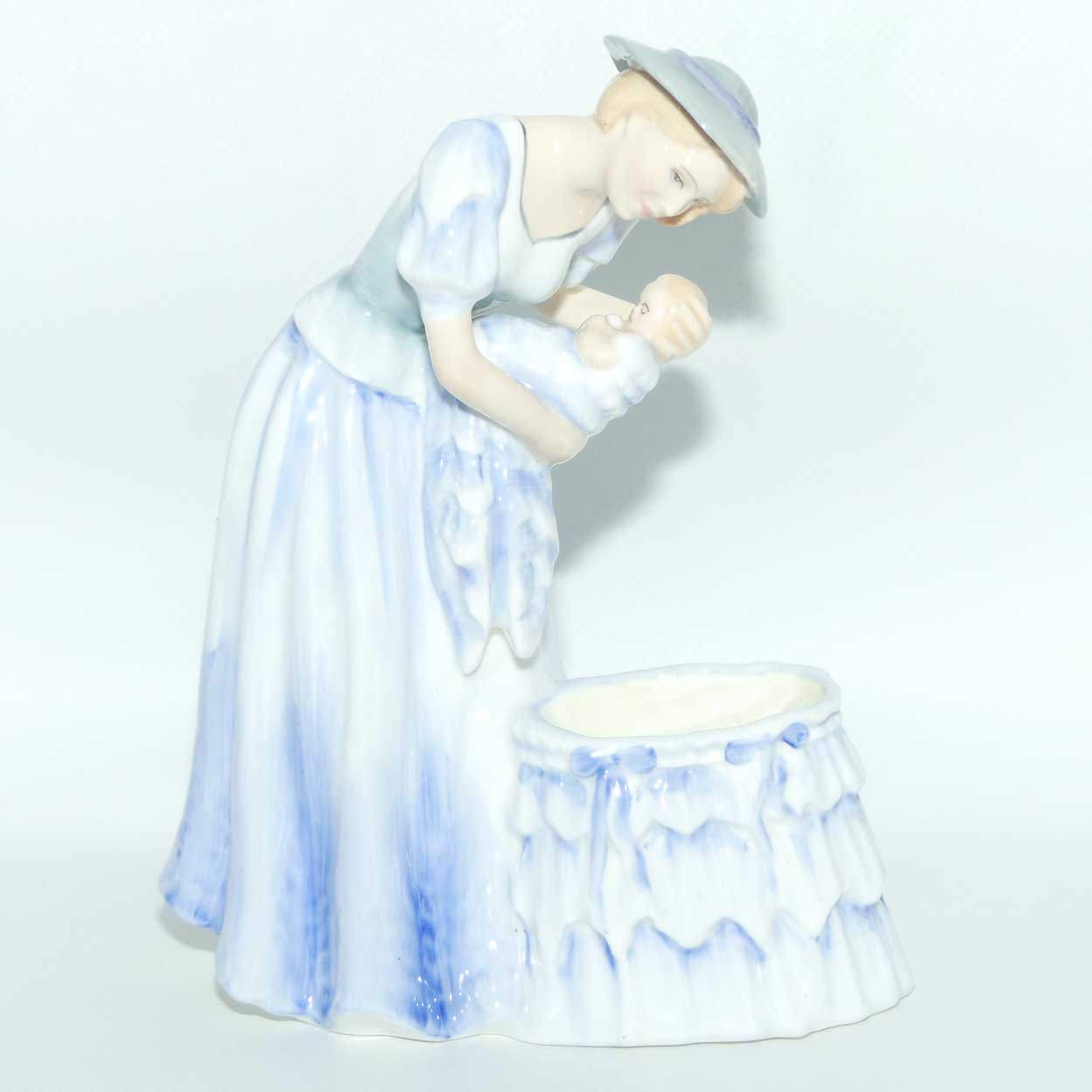 HN3235 Royal Doulton figure Mother and Baby | Blue