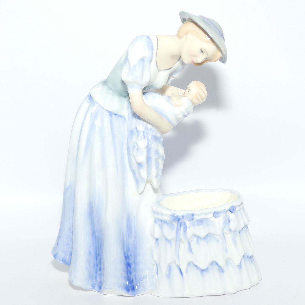 HN3235 Royal Doulton figure Mother and Baby | Blue