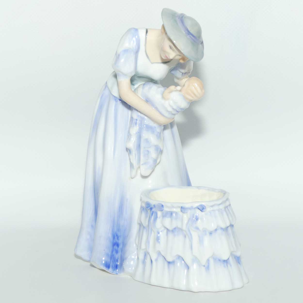 HN3235 Royal Doulton figure Mother and Baby | Blue