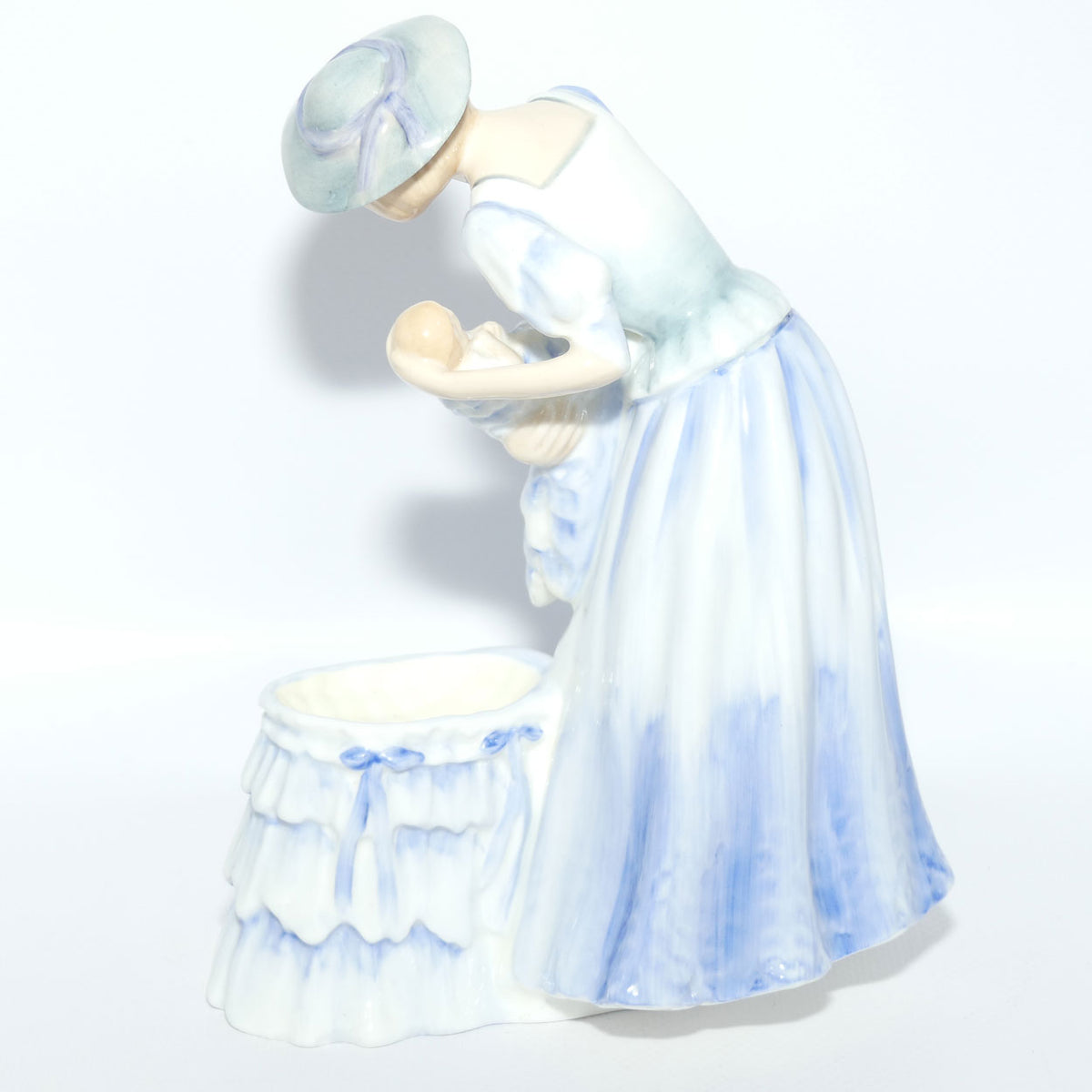 HN3235 Royal Doulton figure Mother and Baby | Blue