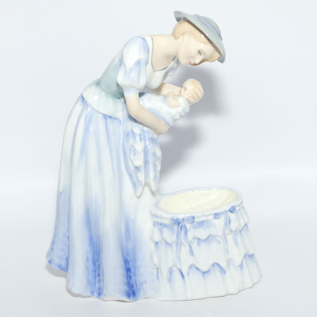 HN3235 Royal Doulton figure Mother and Baby | Blue