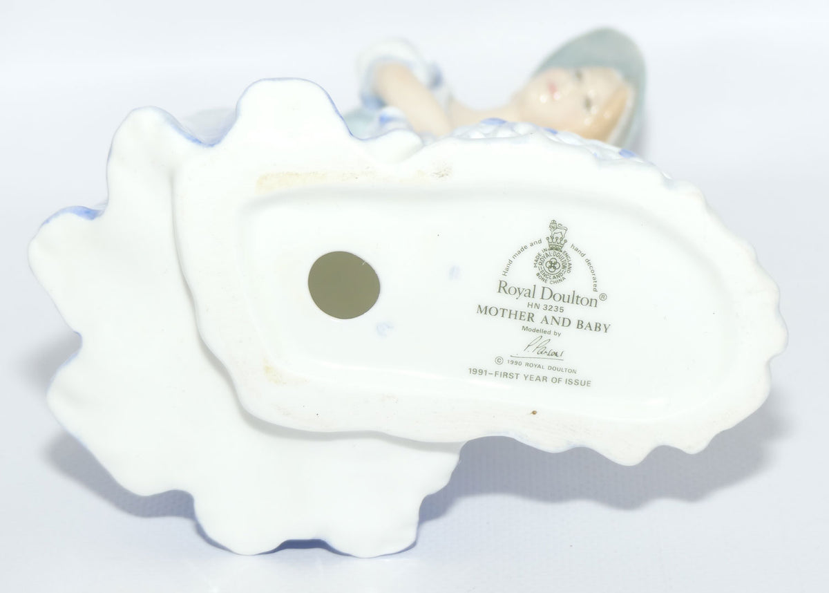 HN3235 Royal Doulton figure Mother and Baby | Blue