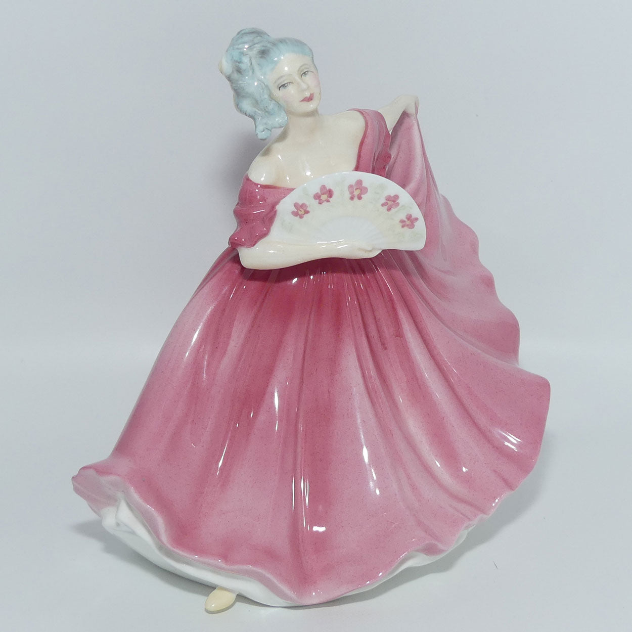 royal doulton figurines pink dress HN3307 Royal Doulton figure Elaine | Pink