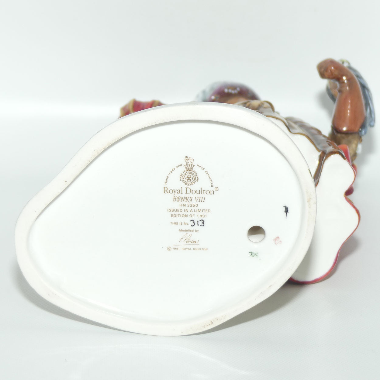 HN3350 Royal Doulton figure King Henry VIII | + Certificate | LE 313/1991