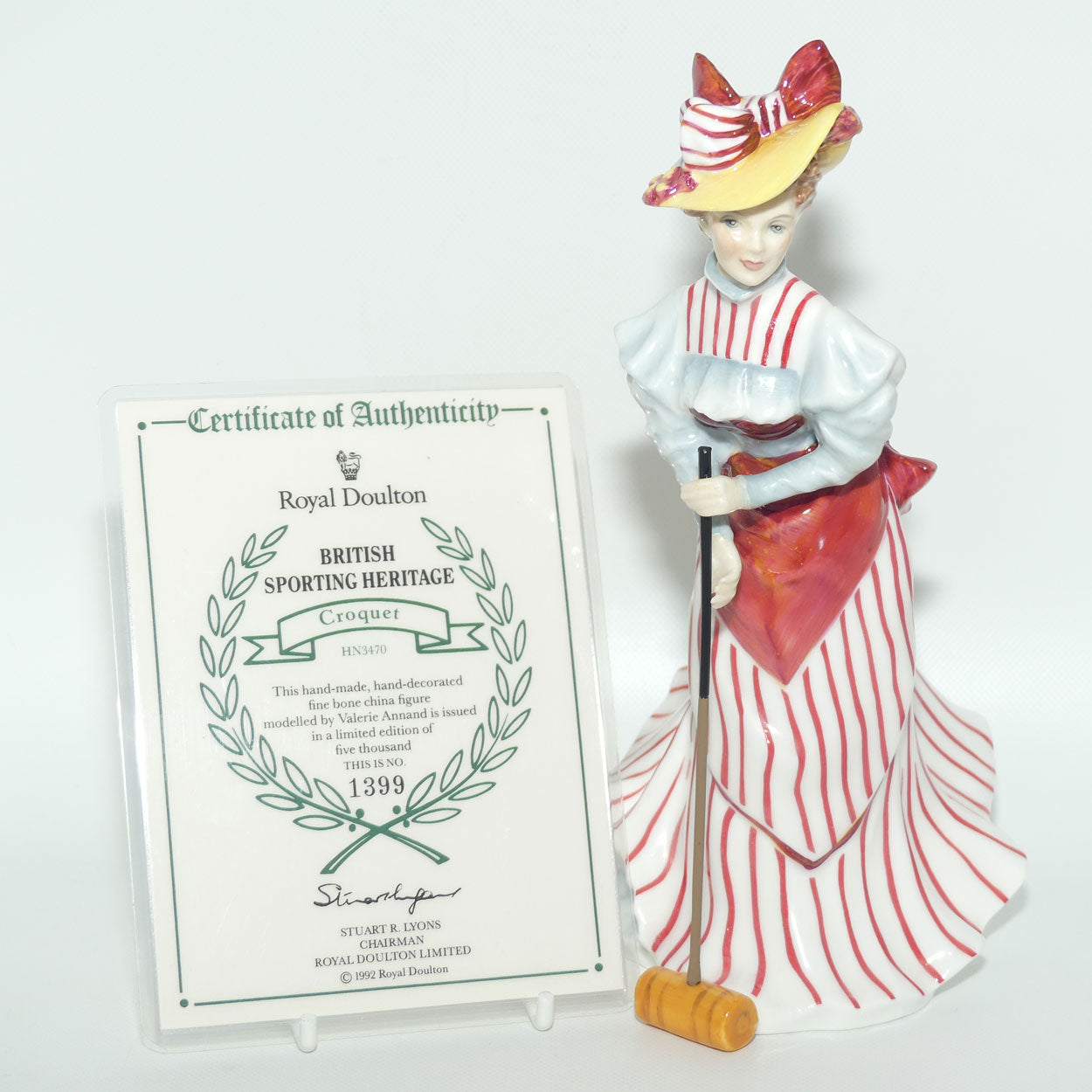 HN3470 Royal Doulton figure Croquet | British Sporting Heritage | #1399