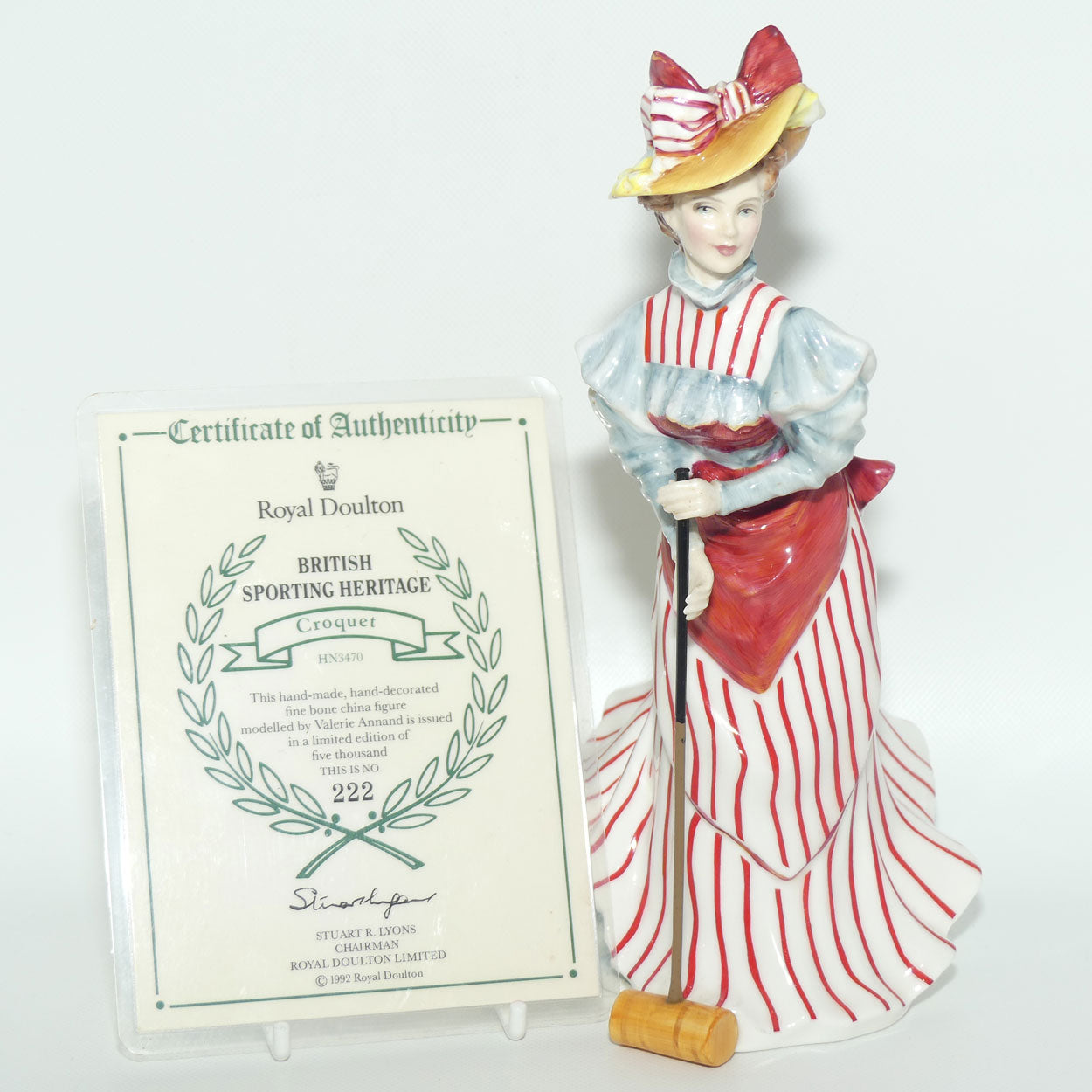HN3470 Royal Doulton figure Croquet | British Sporting Heritage | #222