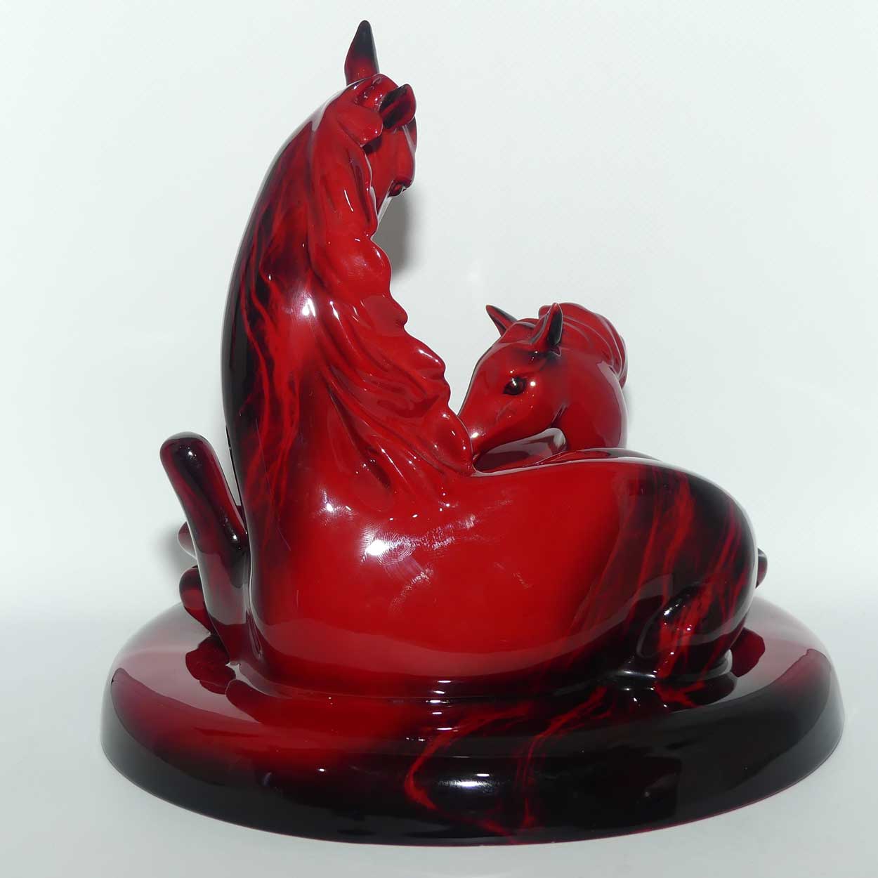 HN3536 Royal Doulton Flambe 'The Gift of Life' Mare and Foal | #2