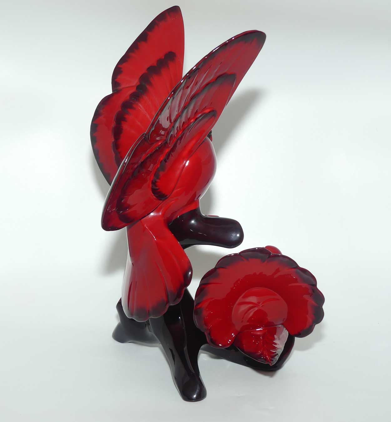 HN3539 Royal Doulton Flambe The Homecoming Doves