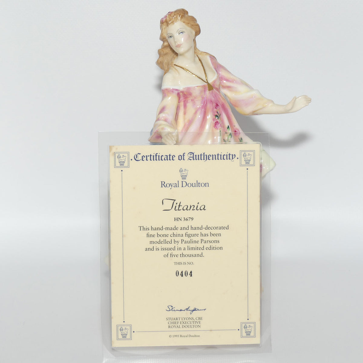 HN3679 Royal Doulton figure Titania | Shakespearean Ladies | LE 404/5000 + Cert