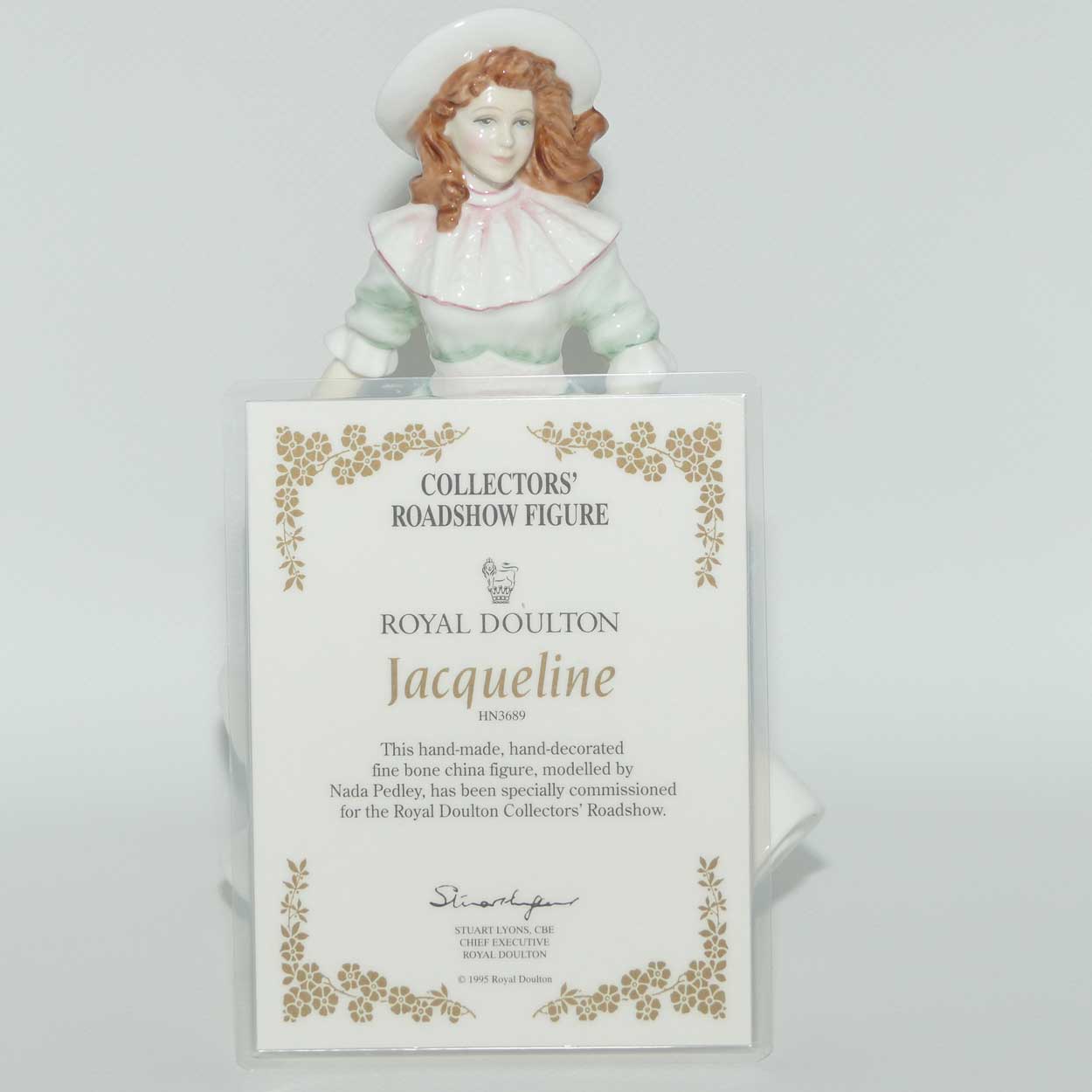 HN3689 Royal Doulton figure Jacqueline | Collector's Roadshow piece | signed + cert + boxed