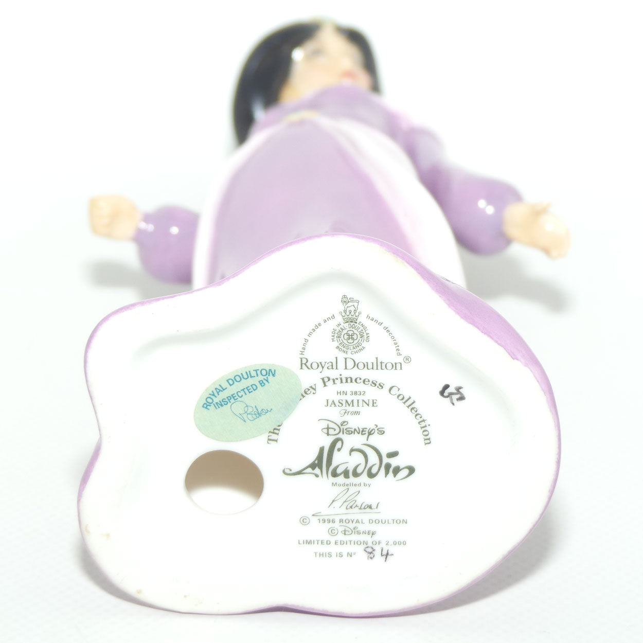 HN3832 Royal Doulton Disney Princesses figure Jasmine | Aladdin | LE 84/2000 | Figure Only