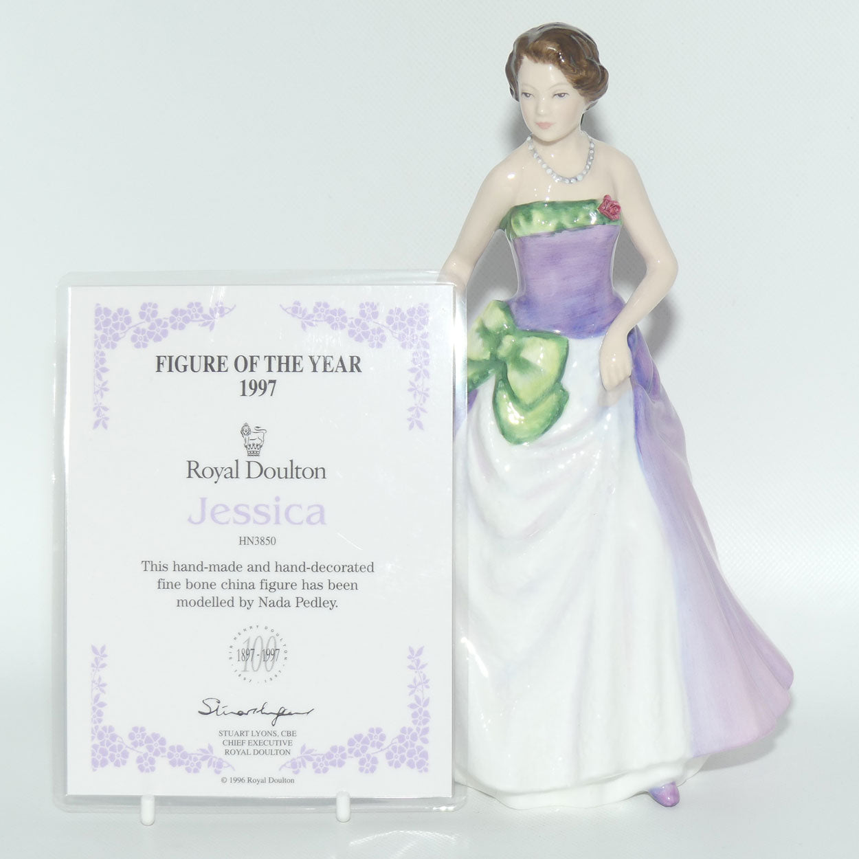 HN3850 Royal Doulton figure Jessica | 1997 Figure of the Year | boxed + Cert