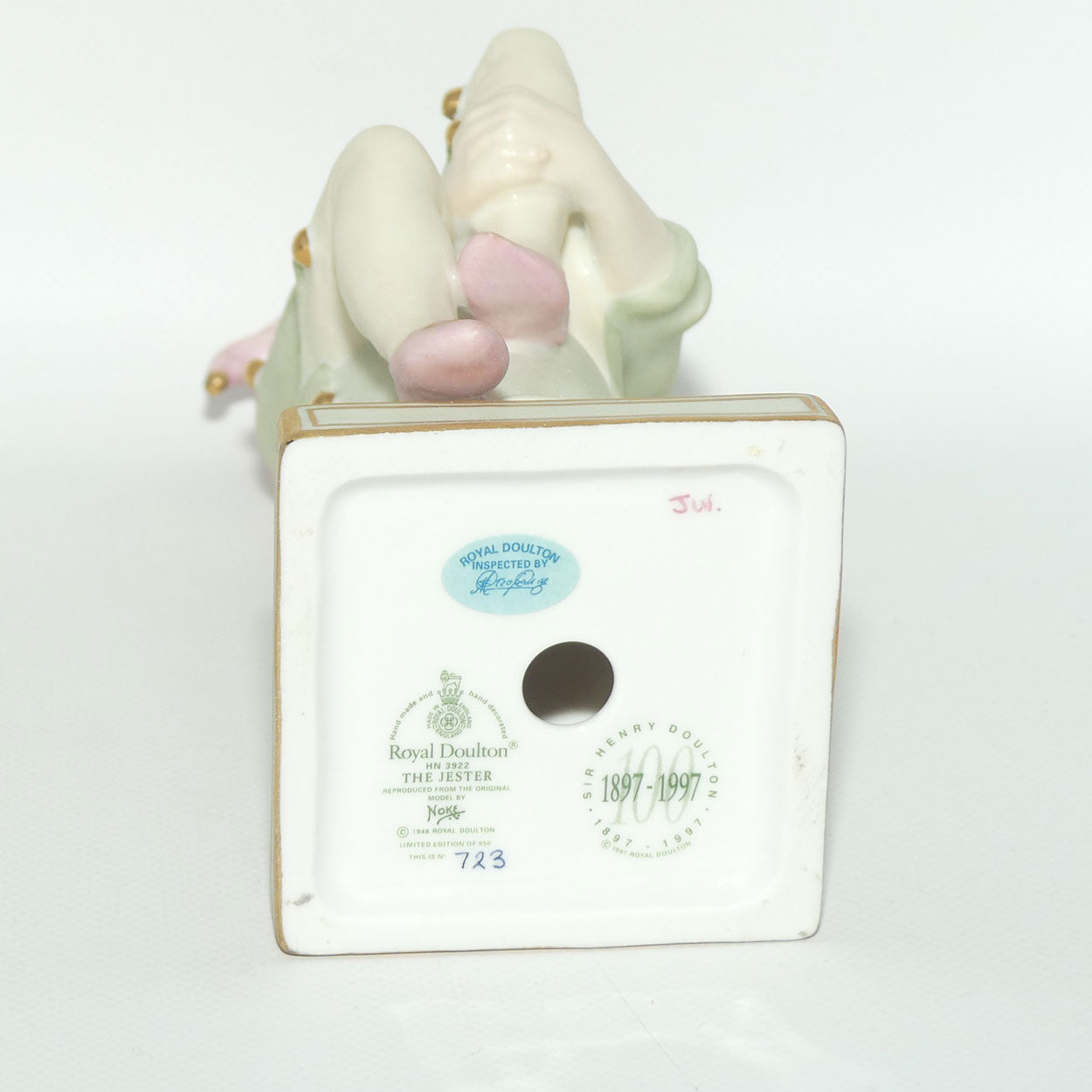 HN3922 Royal Doulton figure Jester | Parian LE723/950