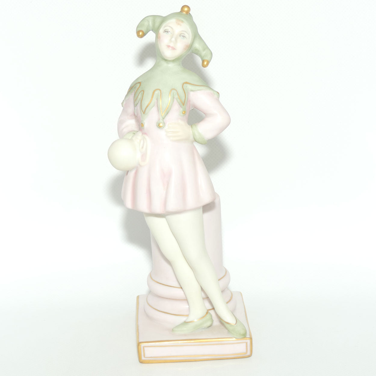 HN3924 Royal Doulton figure Lady Jester | Parian LE175/950
