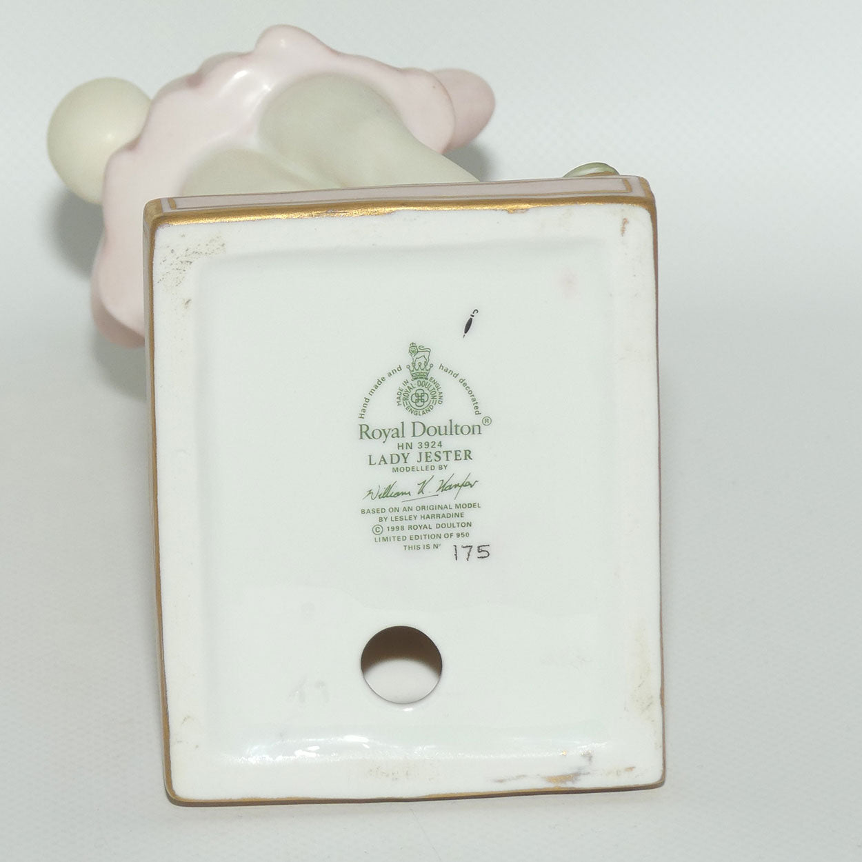HN3924 Royal Doulton figure Lady Jester | Parian LE175/950