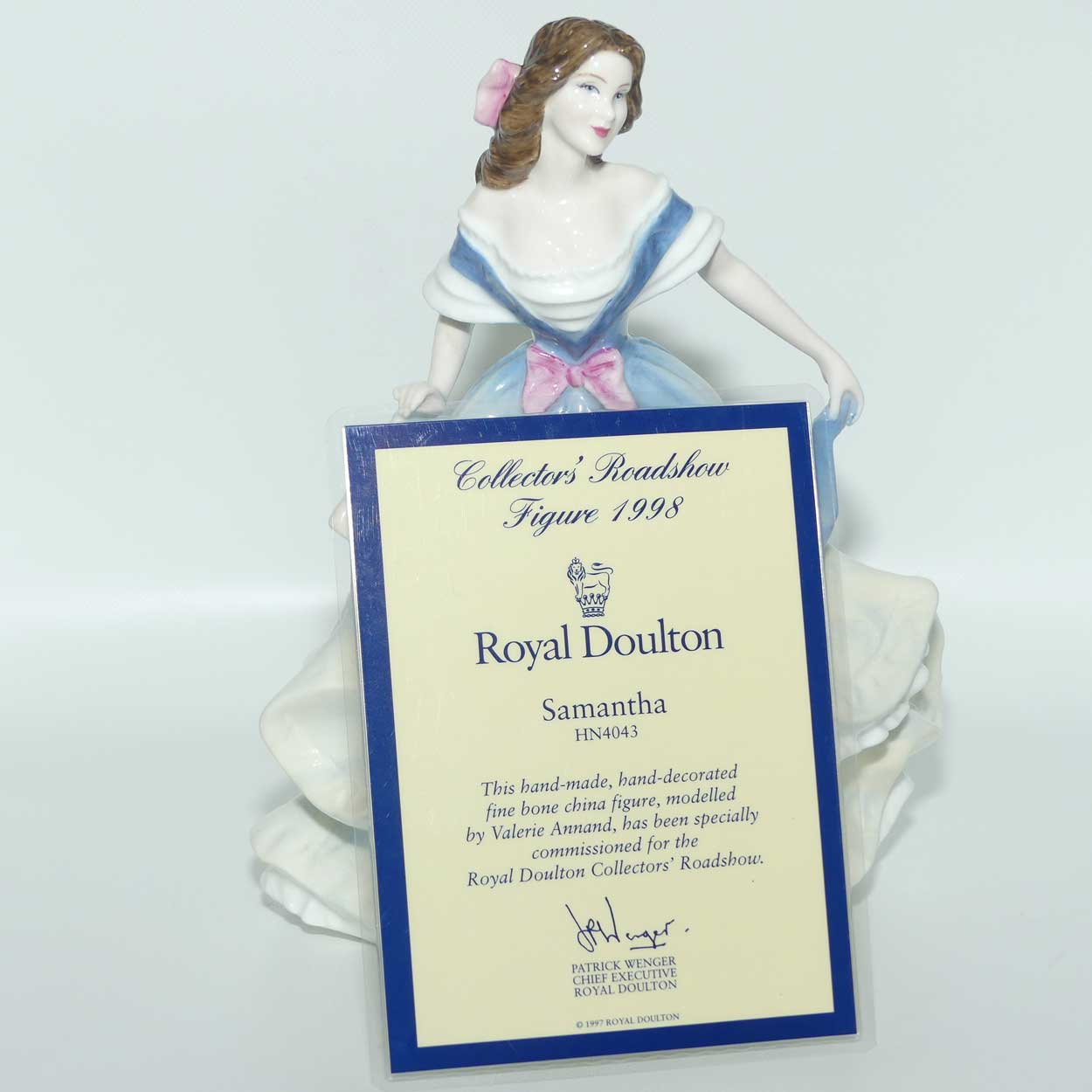HN4043 Royal Doulton figure Samantha | Roadshow Events exclusive | signed + Certificate