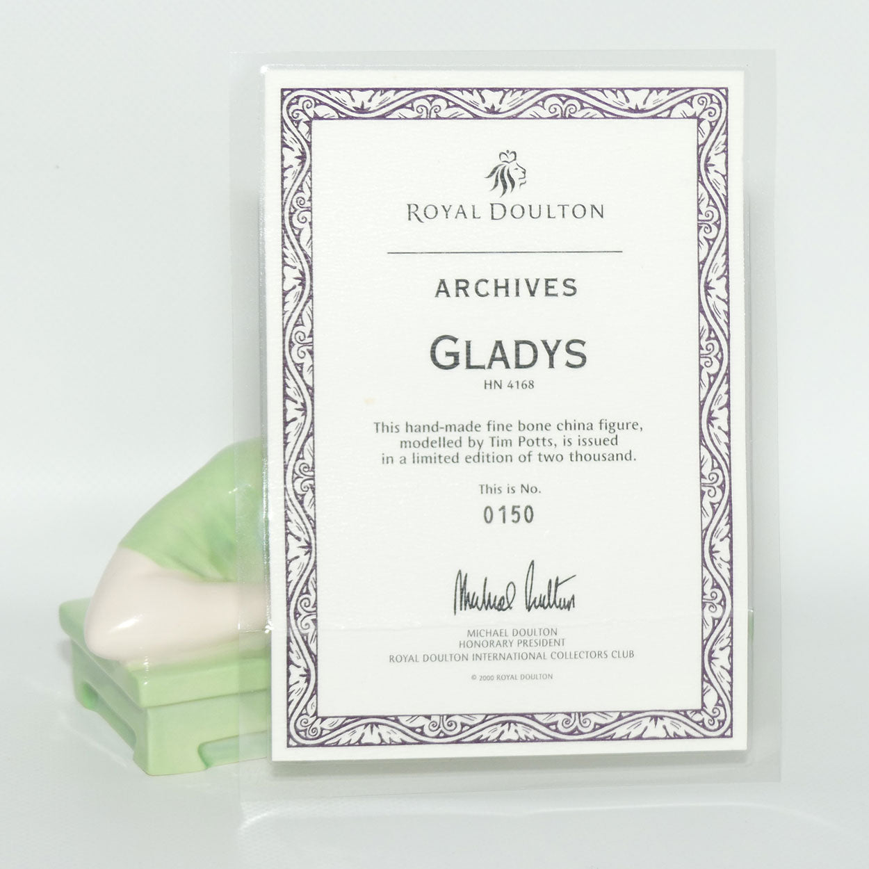 HN4168 Royal Doulton Archives figure bust Gladys | LE 150/2000 | boxed