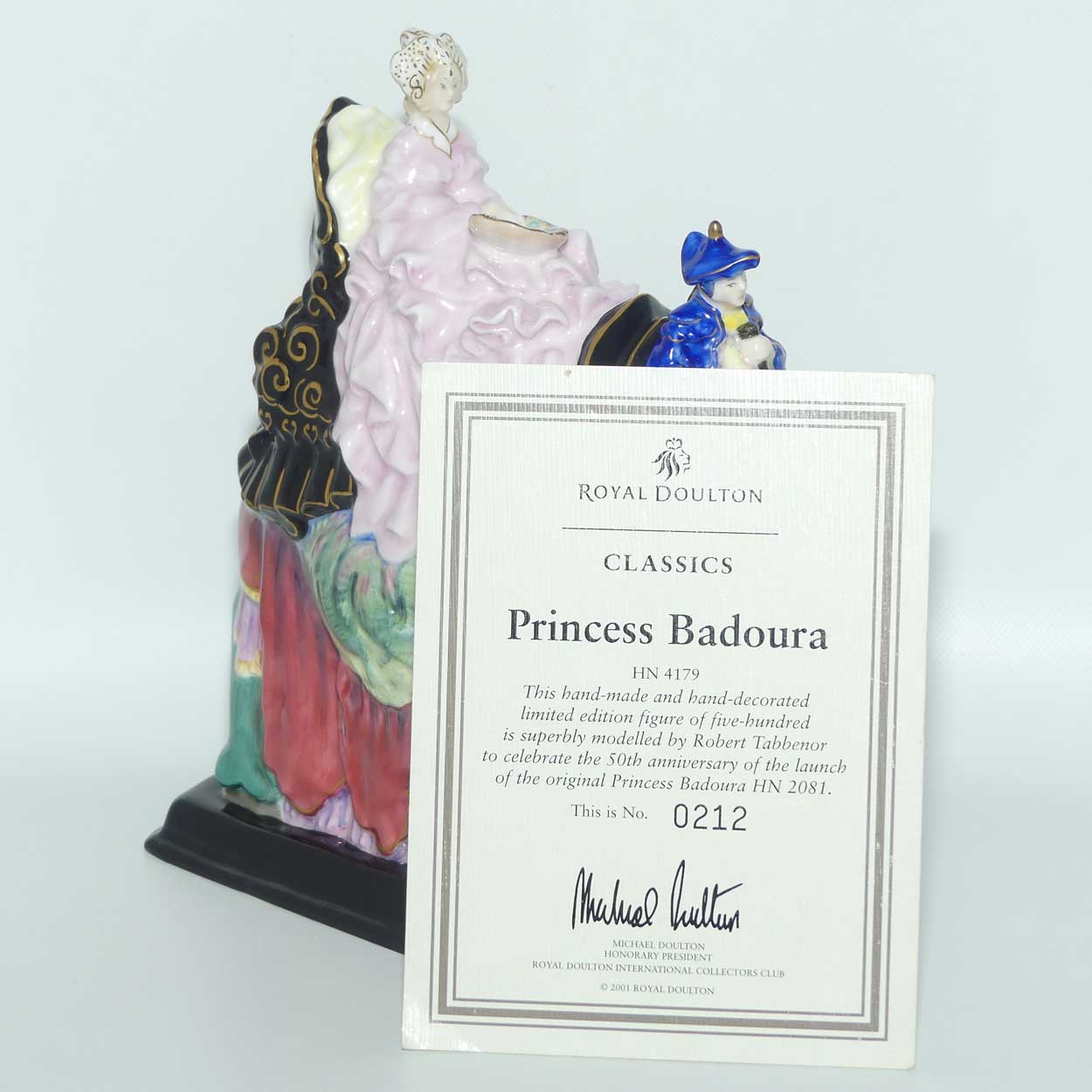 HN4179 Royal Doulton figure Princess Badoura | LE 212/500 | + Certificate