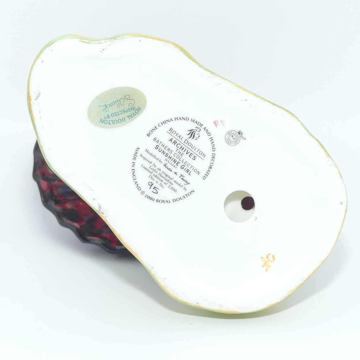 HN4245 Royal Doulton figurine Sunshine Girl | Bathers Collection